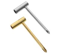 TOYANDONA 2piezas Llave Para Alma De Guitarra Dorada y Plateada Herramientas De Ajuste Para Mástil Compatible Con Guitarra Eléctrica y Acústica