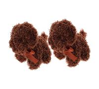 TOYANDONA 2piezas Llavero De Peluche De Perro De Adorno para Mochilas y Bolsos para Amantes Animales para Cumpleaños y San Valentín