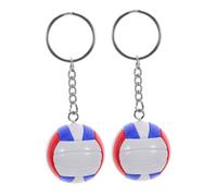 TOYANDONA 2piezas Llaveros De Voleibol Para Souvenir Deportivo Adorno Para Mochilas y Decoración De Equipos Recuerdo Memorables Para Fans y Estudiantes
