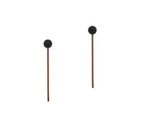 TOYANDONA 2piezas Mallet Para Gong Con Mango De Madera Accesorio De Instrumento Musical Para y Yoga Simulación De Sonido De Ballena