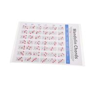 TOYANDONA 2piezas Mandolin Chord Chart Práctico Para Principiantes De y De Para Entrenamiento Musical