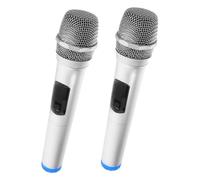 TOYANDONA 2piezas Micrófono De Juguete para Niño Simulación De y Actuación Accesorio Diseño Realista para Desarrollar Habilidades De Comunicación y