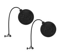 TOYANDONA 2piezas Microphone Windscreen Shield Con Clip y Brazo Estabilizador Para Grabación y Transmisión Protección Efectiva Contra Saliva y Compatible Con Micrófonos De Mano