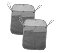 TOYANDONA 2piezas Organizador De Cochecito Bolsa De Almacenamiento Lateral De Para Toallas y Snacks Instalación Color Gris