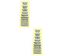 TOYANDONA 2piezas Pegatinas De Diapasón Para Guitarra Calcomanías De Incrustación De Estilo Trapezoide Fáciles De Aplicar y Quitar Reutilizables Adecuadas Para Diversos Tipos De