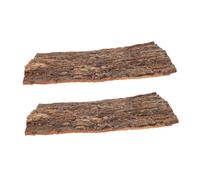 TOYANDONA 2piezas Plataforma De Corteza De Reptil Decoración Natural para Terrarios y Jaulas para Geckos y Otros Reptiles