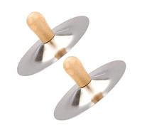 TOYANDONA 2piezas Platillos De Dedo Instrumentos De Percusión Juguetes Para Bailar Platillos De Mano Para Presentaciones De Dedo Pequeños Para Danza Del Vientre