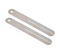 TOYANDONA 2piezas Protectores de Trastes para Guitarra de Accesorio Protector para Diapasón de Acero Inoxidable Chapa para Guitarra Suministro Protector para Diapasón Adecuado para Eléctrica