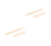TOYANDONA 2piezas Puente y Cejuela De Hueso De Búfalo Duradero Para Guitarra Clásica Accesorio Práctico y Fácil De Instalar Color Beige