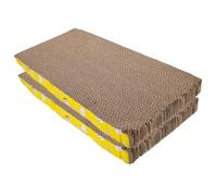 TOYANDONA 2piezas Rascadores De Cartón para Gatos Tableros para Gatos De Interior Almohadillas Rascadoras Pequeños