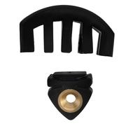 TOYANDONA 2piezas Silenciador De Violín Negro Pequeño Sordina Para Practicar Violín Silenciador Portátil De Goma Accesorios Para Instrumento Musical Para Estudiantes