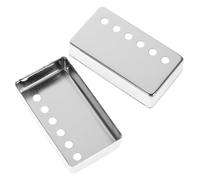 TOYANDONA 2piezas Tapa De Guitarra Eléctrica Unidades Humbucker Plateadas Repuesto