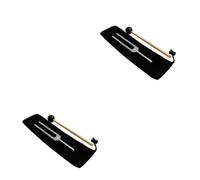 TOYANDONA 2piezas Tenedor De Afinación Médico De Aleación De Aluminio Con Martillo De Silicona y Bolsa De Transporte Para Pruebas De Sensibilidad Nerviosa y Evaluación Auditiva