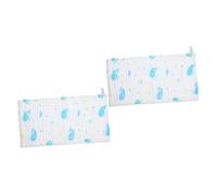 TOYANDONA 2piezas Toallas De Algodón Para Bebés y Absorbentes Para Limpiar La Cara Cuerpo Del Recién Nacido Estampado De