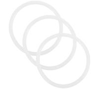 TOYANDONA 3 Anillos Tóricos de Goma para Cuencos de Cristal 95 CM Cojines Antideslizantes para Cuencos Musicales Accesorios para Yoga y Meditación Resistentes y Duraderos