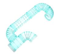 TOYANDONA 3 Juegos Jaula Laberinto Jaula de Hamster pequeño Tubos de hámster túnel de Juego Jugar Nivel Tubo de Jaula de Conejillo de Indias Túneles de hámster de Bricolaje el plastico Green