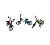 TOYANDONA 3 Juegos Mini Bicicletas de Dedo de Aleación de Colores Surtidos para Decorativo y Juguete Educativo de Escritorio
