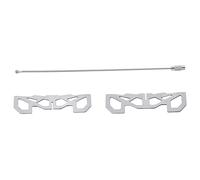 TOYANDONA 3 Juegos Soporte de Estufa Inoxidable para Camping Soporte Estable y Duradero Compatible Mayoría de Estufas para Actividades de Instalar y Transportar