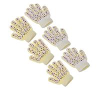 TOYANDONA 3 Pares Guantes de Jardinería Algodón Antideslizantes Comodidad Día Ideales para Trabajos de Césped y Jardín