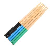 TOYANDONA 3 Pares Juego De Baquetas Accesorios De De Madera Accesorios Para Práctica De Percusión Palos De Práctica De Percusión Accesorios De Práctica De Batería Arce