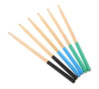 TOYANDONA 3 Pares juego de baquetas accesorios de tambor de madera Práctica de tambor profesional Accesorios para práctica de percusión Tambores para principiantes baquetas para batería arce