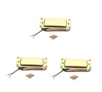 TOYANDONA 3 Piezas 4 púa de guitarra puas de guitarra electrica pastillas de bajo de guitarra púa de puente humbucker púa de mástil humbucker mini pasar a buscar cuello bobina doble elegir