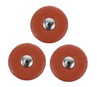 TOYANDONA 3 Piezas Almohadilla de Cuero para Saxofón Parche de Reparación para Saxofón Accesorios Portátiles para Saxofonistas Almohadillas de Repuesto Color para Mantenimiento de Instrument