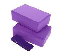 TOYANDONA 3 Piezas Bloques de Yoga Eva con Correa Juego para Estiramientos y Soporte Prácticas de Yoga la Estabilidad y Ejercicios