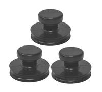 TOYANDONA 3 piezas Buda Music Bowl Accesorios Ventosas Ventosas Vidrio Goma