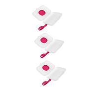 TOYANDONA 3 Piezas Caja De Toallitas Húmedas Para La Boca y Las Manos Del Bebé Saliente Caja Portátil De Toallitas Húmedas Toallitas Reutilizables Exterior Viajar Calentador