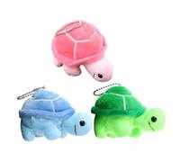 TOYANDONA 3 Piezas Colgante de Tortuga de Dibujos Animados diminuto Llavero pequeña Tortuga Marina Encanto Mascotas Cosas de Tortuga Juguetes de para Juguetes Felpa