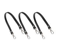 TOYANDONA 3 Piezas Correa Corta para Bolso de Piel Sintética Pu, Resistente al Desgaste y Flexible, Adecuado para Uso Casual y Profesional con Estilo Retro y Diseño Sencillo