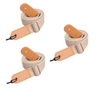 TOYANDONA 3 Piezas correa de ukelele correa de mandolina Correa de guitarra ajustable señoras cinturones rugió cinturones de mujer fajas lumbares para mujer correa de guitarra de algodón