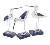 TOYANDONA 3 Piezas de Aves Marinas de Madera Estilo Mediterráneo Adornos Artesanales para Decoración del Hogar Accesorios para Fotos Manualidades Decorativas Diseño Variado para Sala
