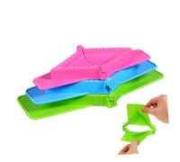 TOYANDONA 3 Piezas Dumpling Mould Set Manual Plastic Empanada Maker Press For Square Wontons Pierogies Gyoza Non-stick Kitchen Tool For Secure Sealing And Easy Cleaning