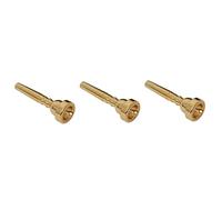 TOYANDONA 3 Piezas Estuche De Trompeta Caja De Reloj Trompeta Para Principiantes Trompeta Bb Boquilla Trompeta Dorada Altavoces Boquilla De Corneta Estuche De Trombón 3c Importante Metal