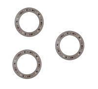 TOYANDONA 3 Piezas etiqueta de incrustaciones calcomanías de guitarra guitarras clasica Rosetón de madera con orificio de sonido accesorios de roseta de rosas pegatina