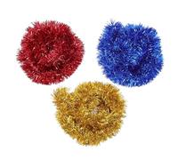 TOYANDONA 3 Piezas Guirnalda de Lentejuelas Coloridas de Metros para Decoración de Fiestas para Bodas Resistente la Degradación Instalación Rápida y
