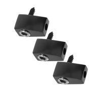 TOYANDONA 3 Piezas Headless Guitar String Locking Nut Brass Electric Bass Guitar Lock Nut Low-friction String Retainer For Repair And Replacement