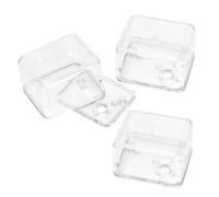 TOYANDONA 3 Piezas Kit de Caja de Música DIY con Caja Transparente de Plástico y Manivela, Accesorios para Reparación y Ensamblaje, Adecuado para Proyectos de Bricolaje Musical