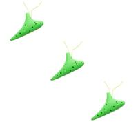 TOYANDONA 3 Piezas ocarina infantil quena ocarina de 12 hoyos principiantes ocarina instrumentos musicales instrumento musical ocarina para principiantes instrumento de ocarina AbS