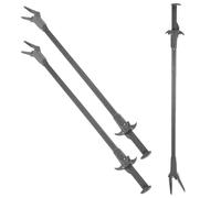 TOYANDONA 3 Piezas Pinzas para Acuario Extra Largas de 50 CM, Set de 3 Unidades, Pinzas de Plástico Gris para Plantas Acuáticas, Alimentación de Peces y Limpieza de Peceras, Herramienta para