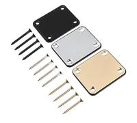 TOYANDONA 3 Piezas Placa De Conexion De Guitarra Electrica Parte De Guitarra Placas Artesanales De Madera En Partes De Placa De Bajo De Guitarra Aleación Placa De Refuerzo Cuello