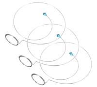 TOYANDONA 3 Piezas Soporte de Alambre para Lupa Relojero Accesorio para Reparación de Relojes con Aro Fijador de Lupa Práctico para Trabajos de Precisión