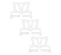 TOYANDONA 3 Piezas Soporte Plegable Ligero para Filtro de Café de Plástico Blanco Organizador Práctico Adecuado para Camping y Uso al Aire Libre para Filtros de Papel