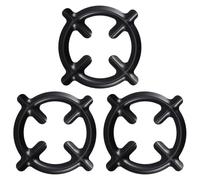 TOYANDONA 3 piezas Soportes para Olla de Hierro Resistentes al Calor para Fogones de Gas de Antideslizantes para Cocina Doméstica y Profesional