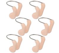 TOYANDONA 3 Series Clip De Nariz De Natación Etiqueta Tapón Nasal Para Nadar Pinza Para Proteger La Nariz Tapones Nasales Para Nadar Pinzas Nasales Para Nadar Beige 6 Piezas X 3