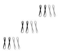 TOYANDONA 3 Series Diademas Antideslizantes Diadema Elástica Adultos Accesorios De Cabello Colores Negro Por Color 4 Piezas X 3