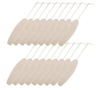 TOYANDONA 30 Piezas de Recortes de Madera Forma de Tabla de Surf para Manualidades Infantiles Decoración Colgante Náutica Coloridas Piezas DIY para Aula y Fiesta la Playa