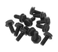 TOYANDONA 30 Tornillos de Pedalier para Bicicleta Eléctrica, Pernos de Cigüeñal Cónicos Cuadrados de Hierro, Accesorios de Repuesto Negros para Manivela, Compatibles Bicicletas de